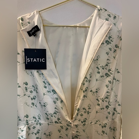 STATIC ASYMMETRICAL FLORAL PRINTED DRESS, NEW! - Picture 8 of 9